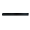 Hammond 1U FLAT ALUMINUM RACK Panel PBPA19001BK2